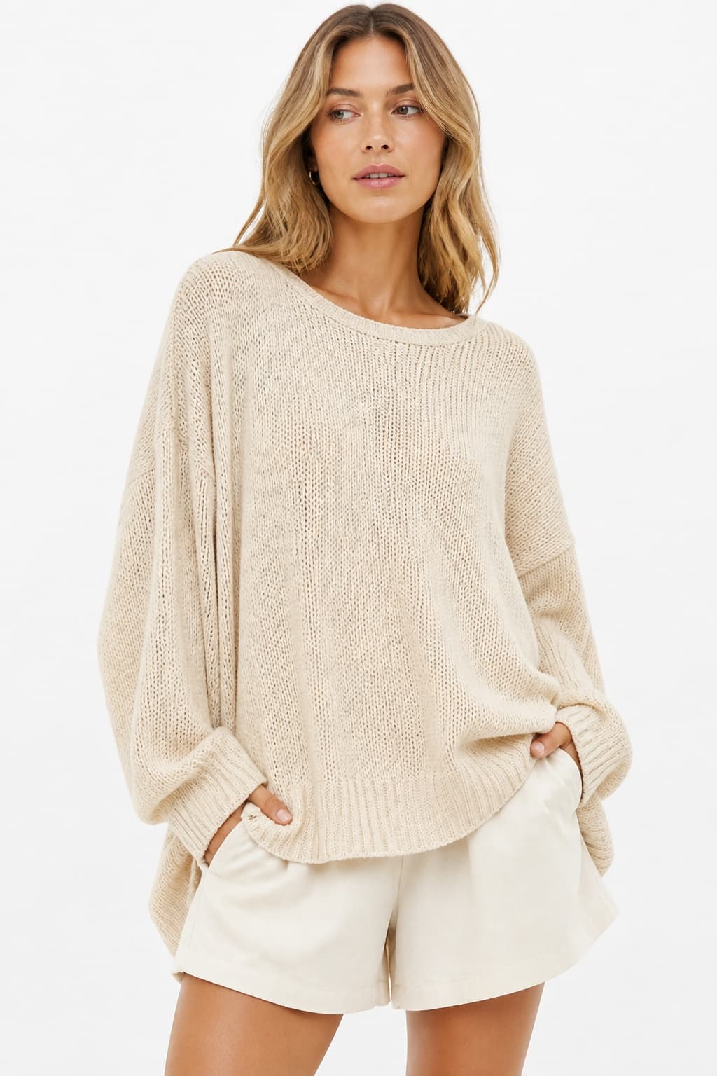 Oversized Knit Top