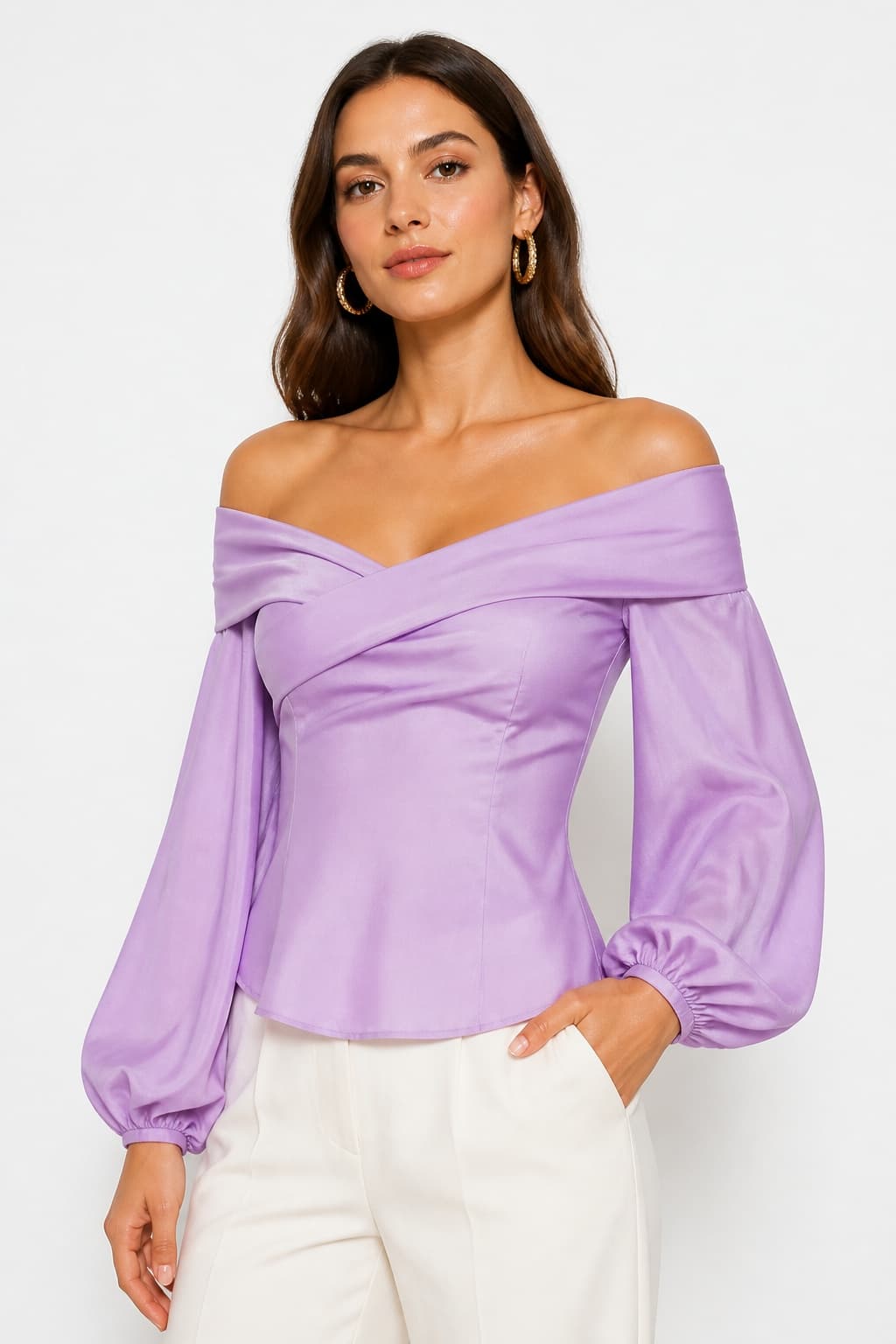 Off-Shoulder Blouse