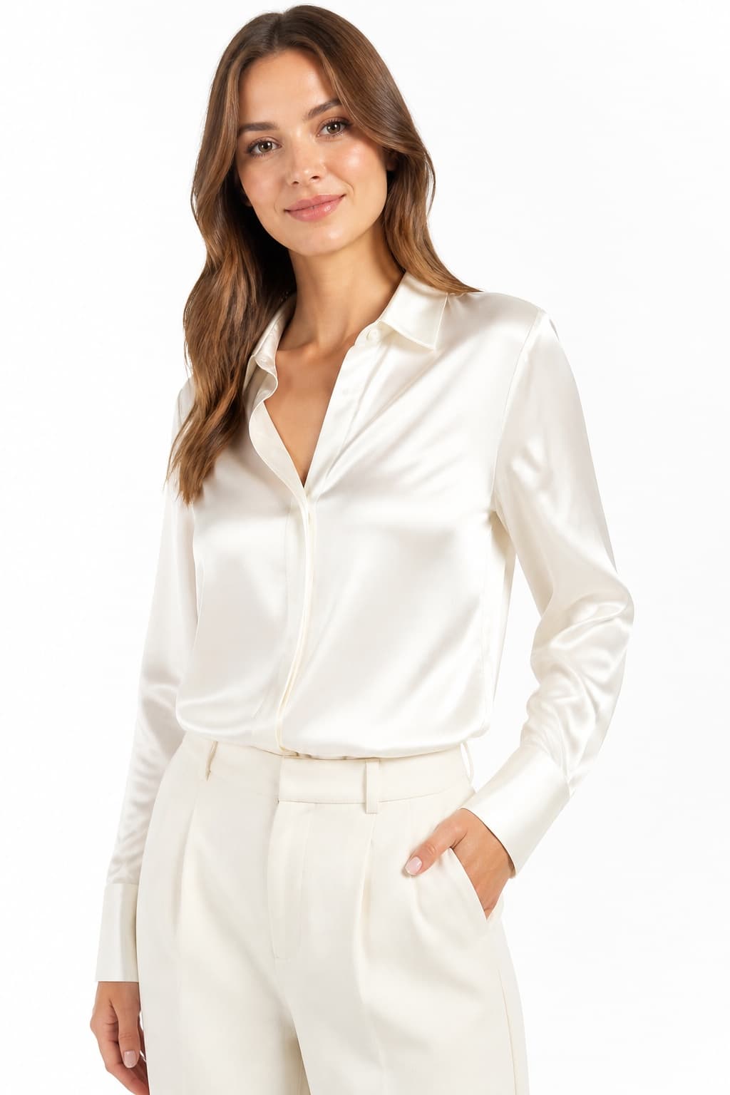 Silk Satin Blouse